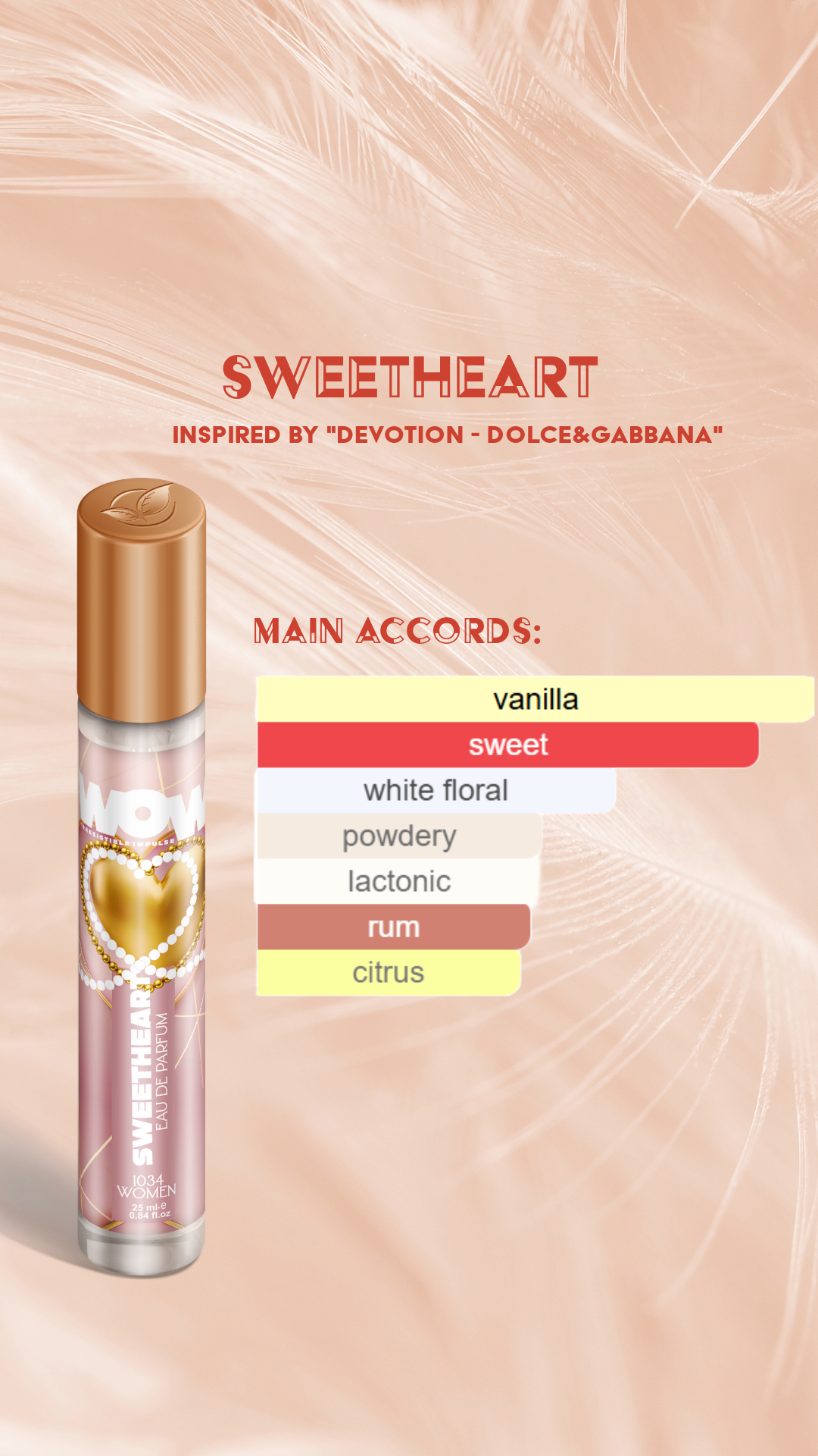 WOW SWEETHEART Eau De Parfum 25ml Women