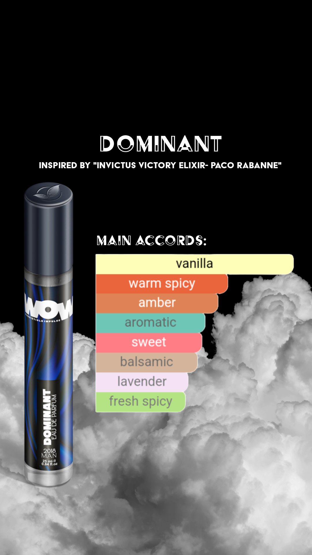 WOW DOMINANT Eau De Parfum 25ml Men