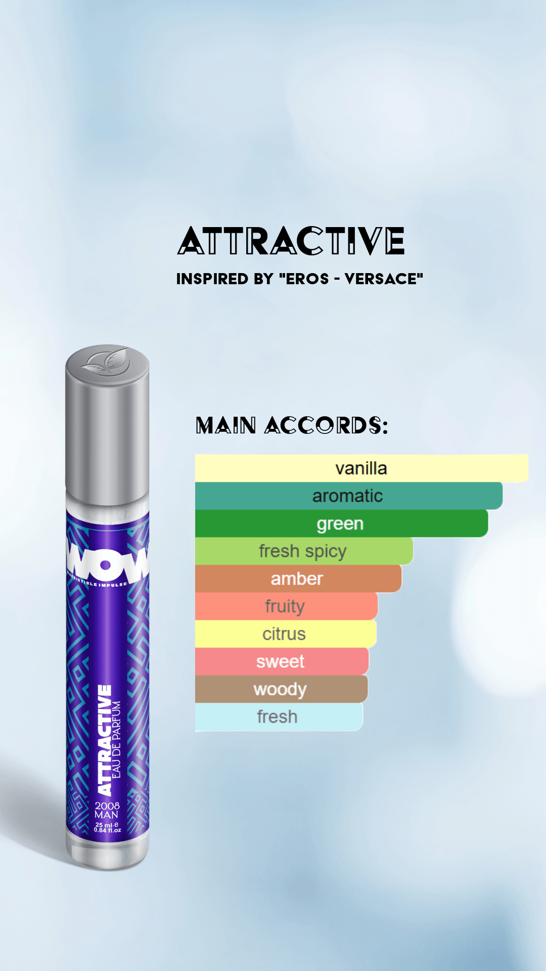 WOW ATTRACTIVE Eau De Parfum 25ml Men