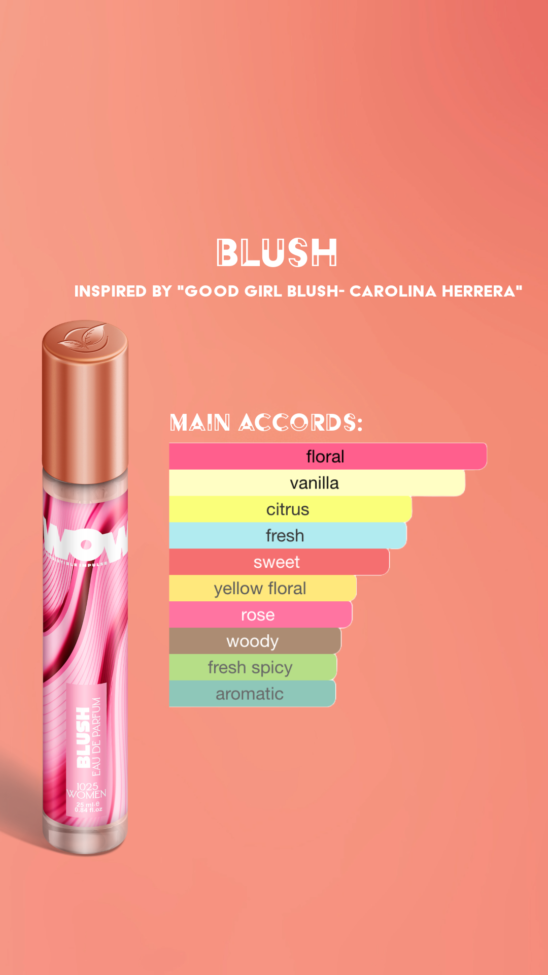 WOW BLUSH Eau De Parfum 25ml Women